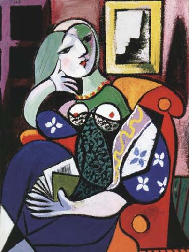 pablo picasso Woman with Book (mk04)